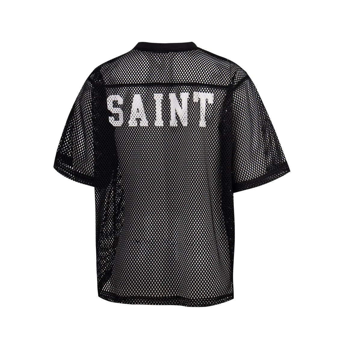 Style No. S01# Saint Hollow Mesh T-shirt Vest Color: Apricot Navy Black Size: M-L-XL P104